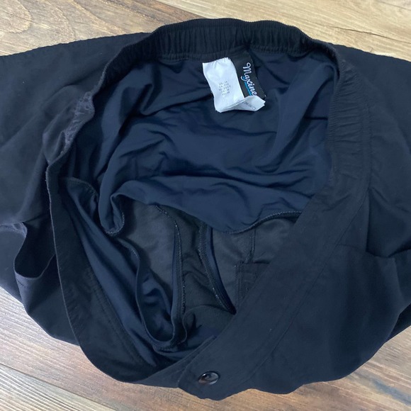 Maxine Of Hollywood Swim Skirt Black Swimwear Size 14 - Picture 7 of 8